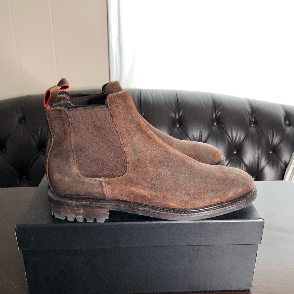 Allen Edmonds Suede Surrey Chelsea Boot